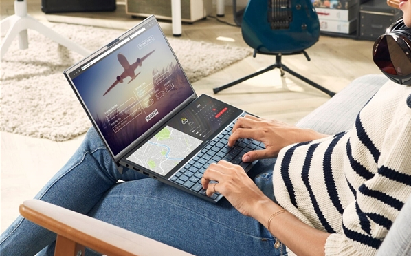 華碩發布新筆記本ZenBook Duo：全球首款14寸ScreenPad Plus產品